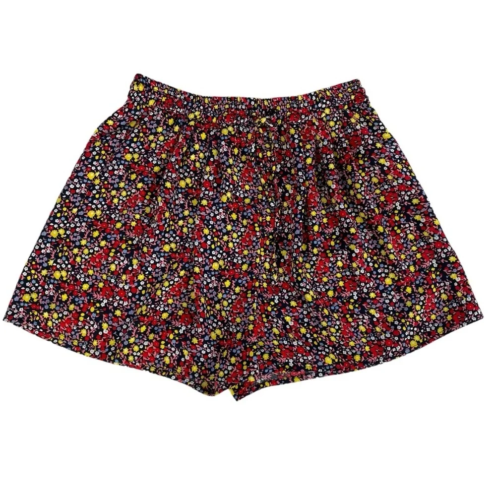 J.‎ Crew Mercantile Easy Pull On Shorts Ditsy Floral Print Size XXS